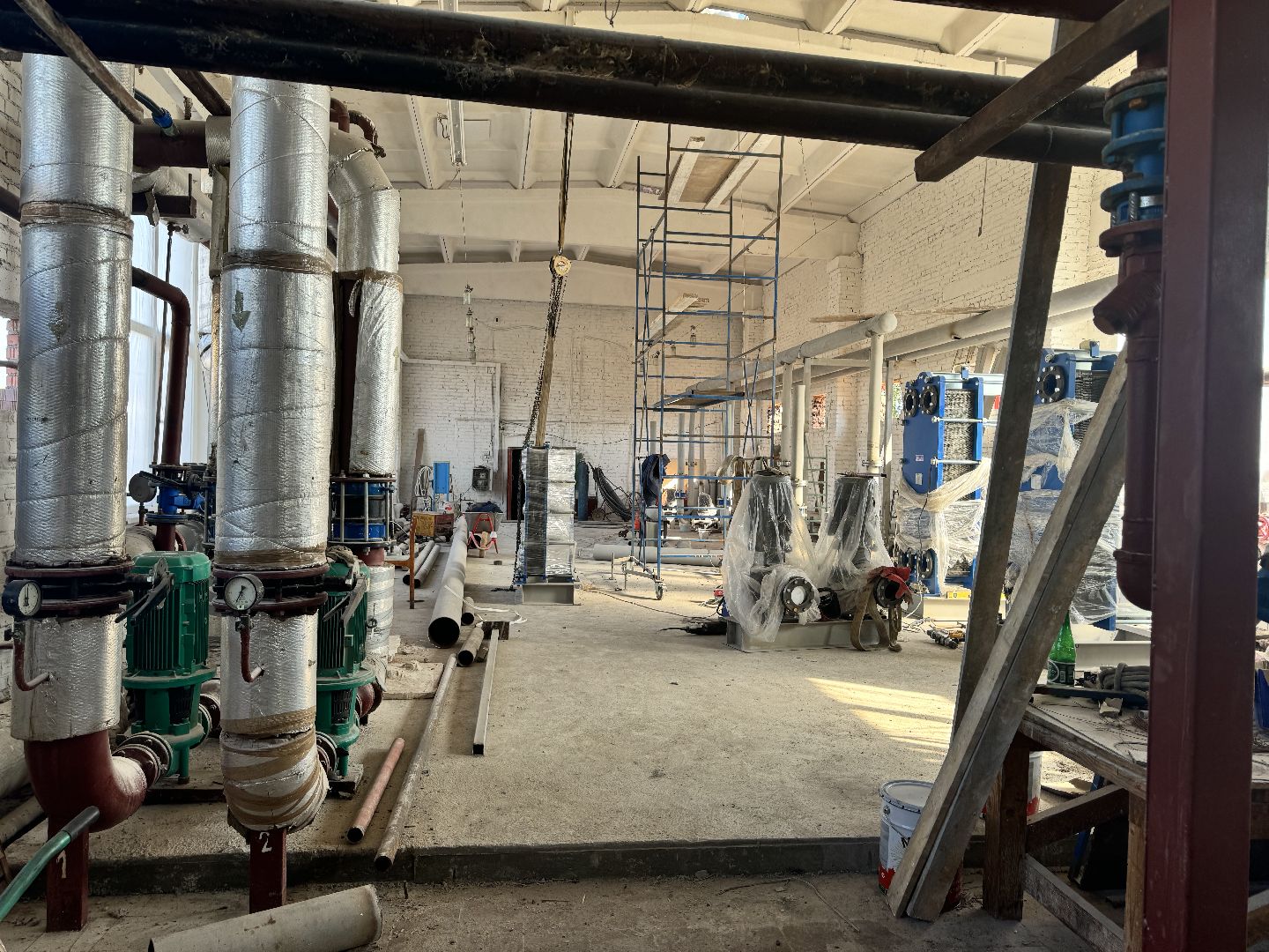 шаховская, котельная, ремонт котельной, теплотрасса,