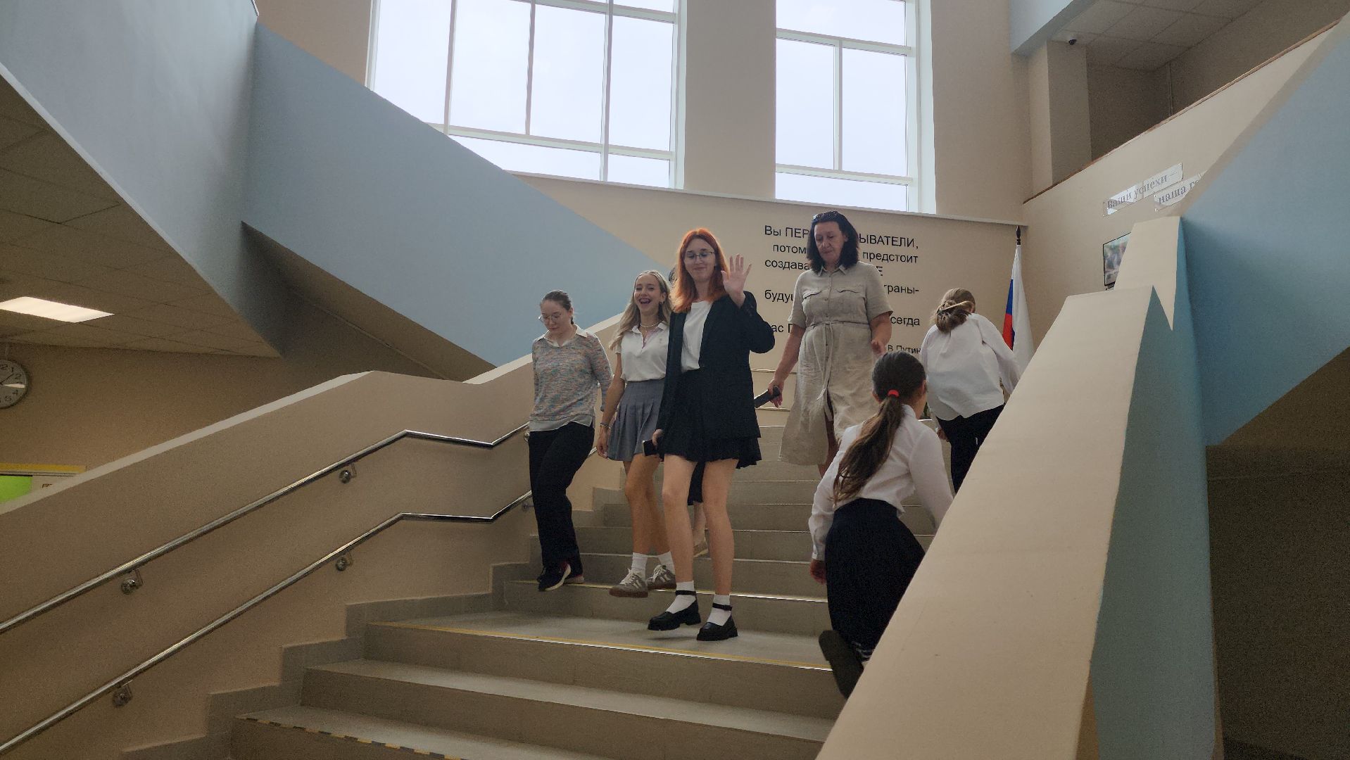 тучково, эвакуация школьников, пожарная безопасность, пожарная эвакуация, Школа, образование в подмосковье, образование электросталь,