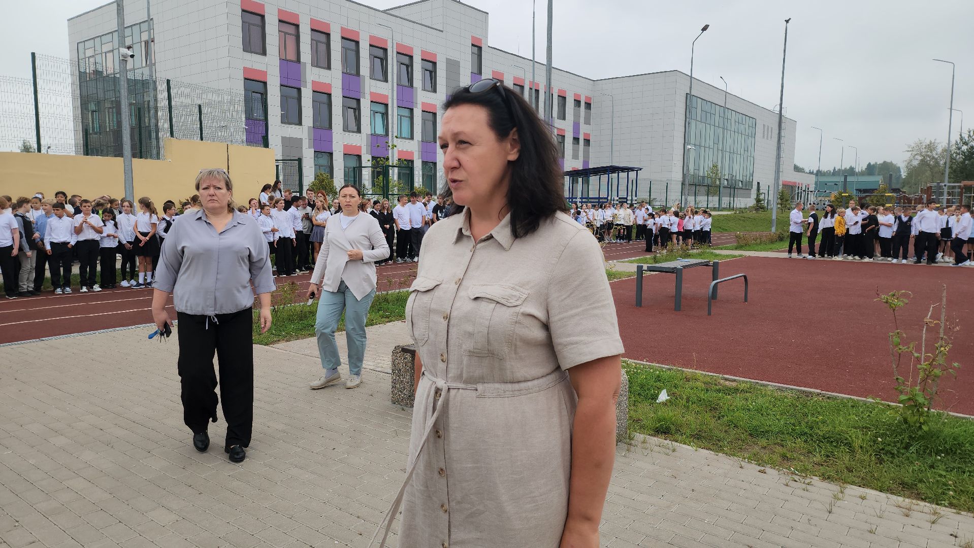 тучково, эвакуация школьников, пожарная безопасность, пожарная эвакуация, Школа, образование в подмосковье, образование электросталь,