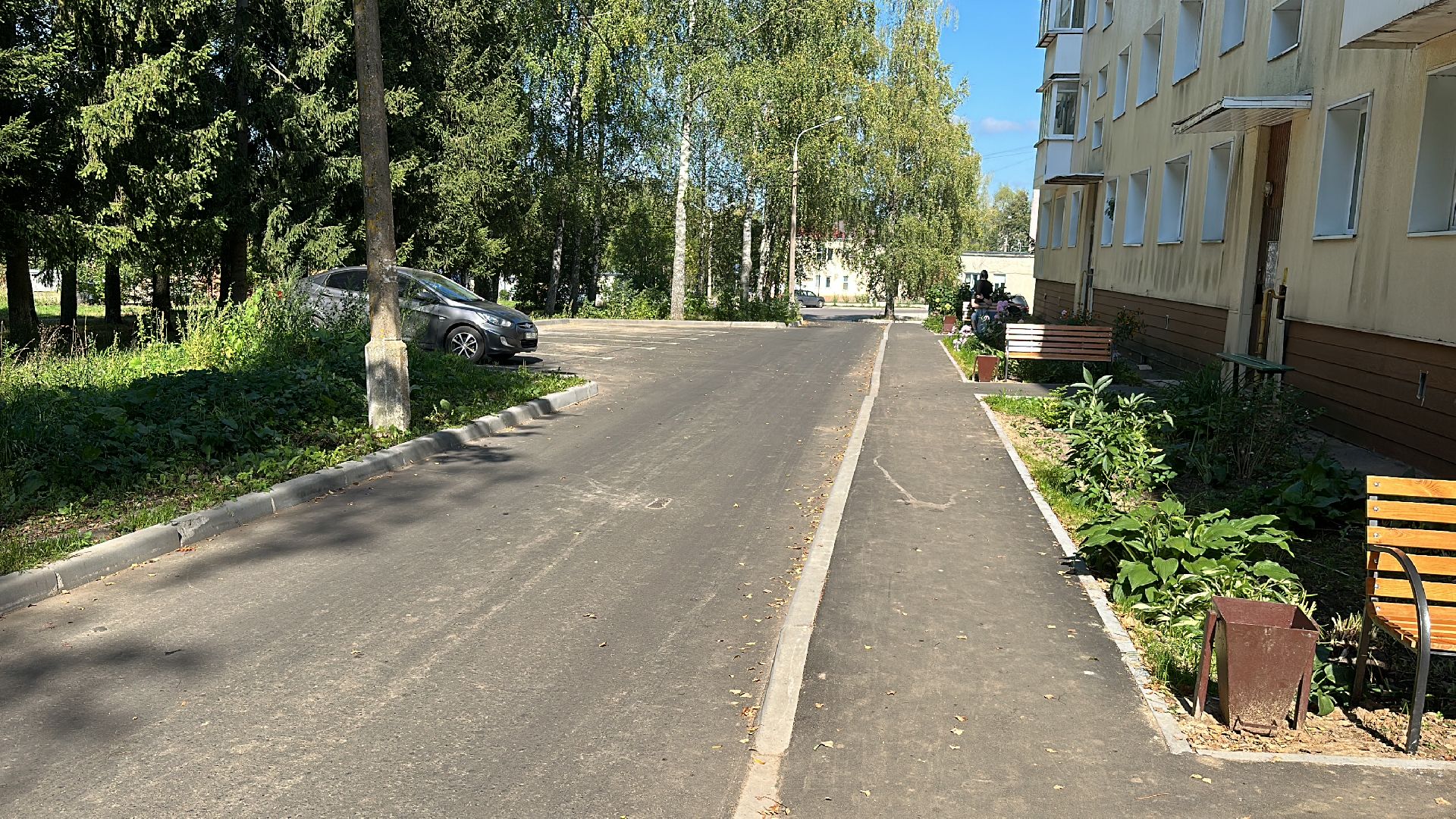 Клин, благоустройство, дворы, дороги,