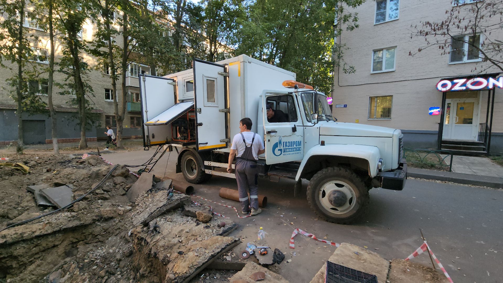 пушкино, теплосети, ремонт тепловых сетей, аварийная ситуация, ликвидация аварии, отопительный сезон,