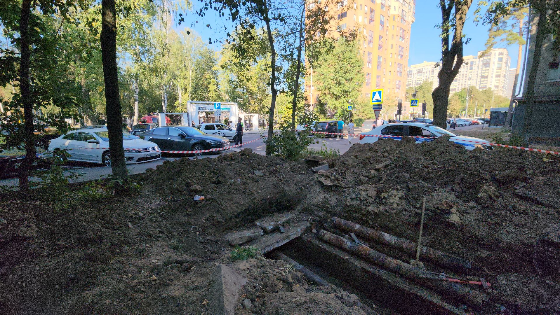 пушкино, теплосети, ремонт тепловых сетей, аварийная ситуация, ликвидация аварии, отопительный сезон,