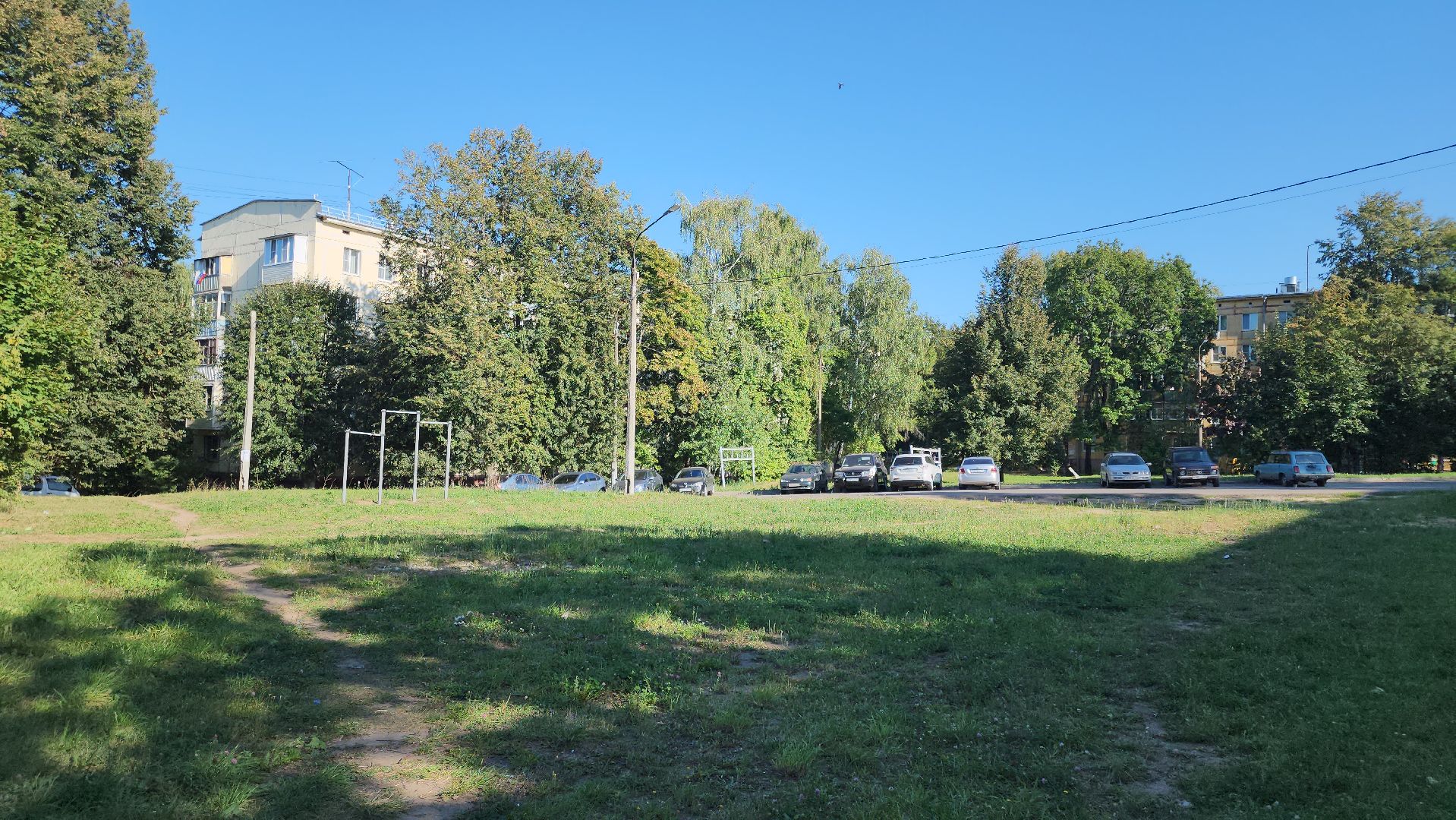 кашира, выездная администрация, благоустройство двора, детская игровая площадка, спортивная площадка,