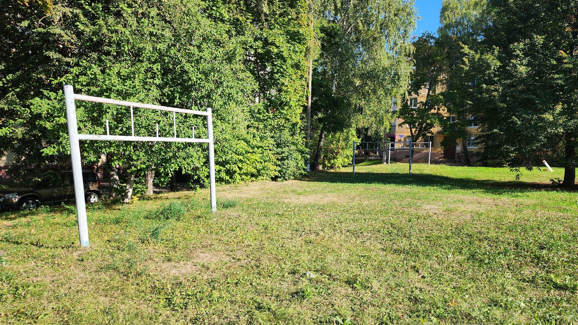 кашира, выездная администрация, благоустройство двора, детская игровая площадка, спортивная площадка,