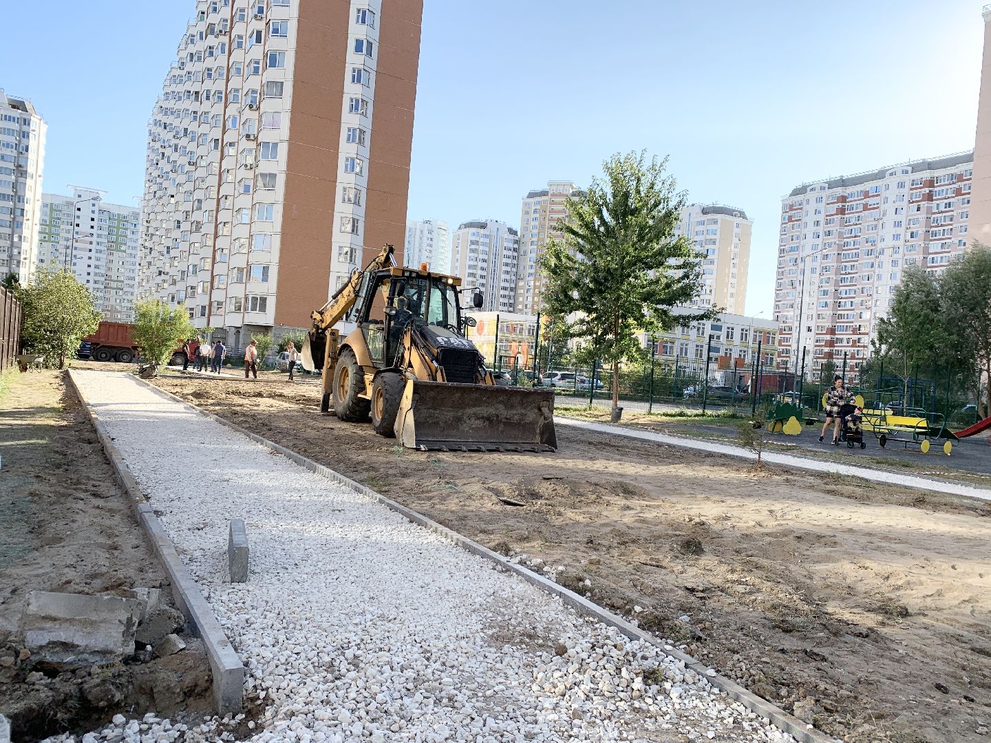 Балашиха, Подмосковье, благоустройство дворов в подмосковье, тротуары,