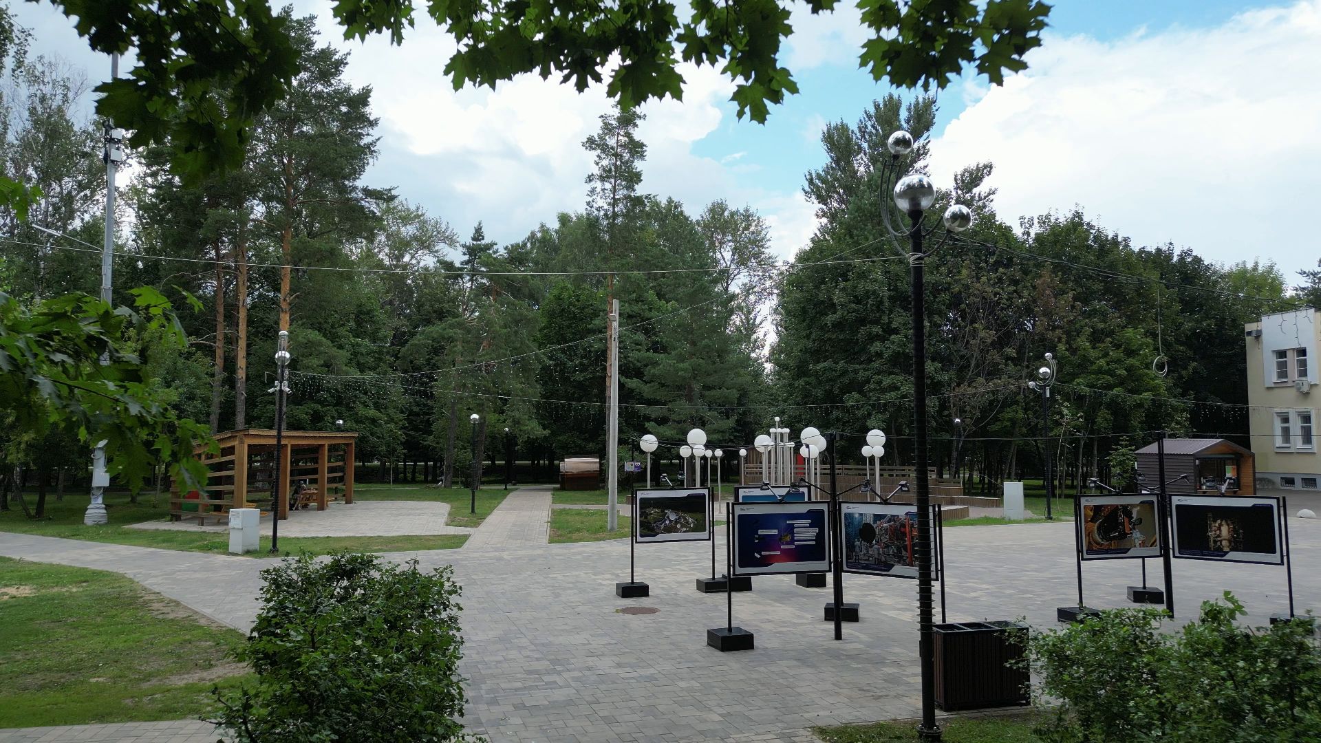 видео с коптера, дубна, благоустройство,