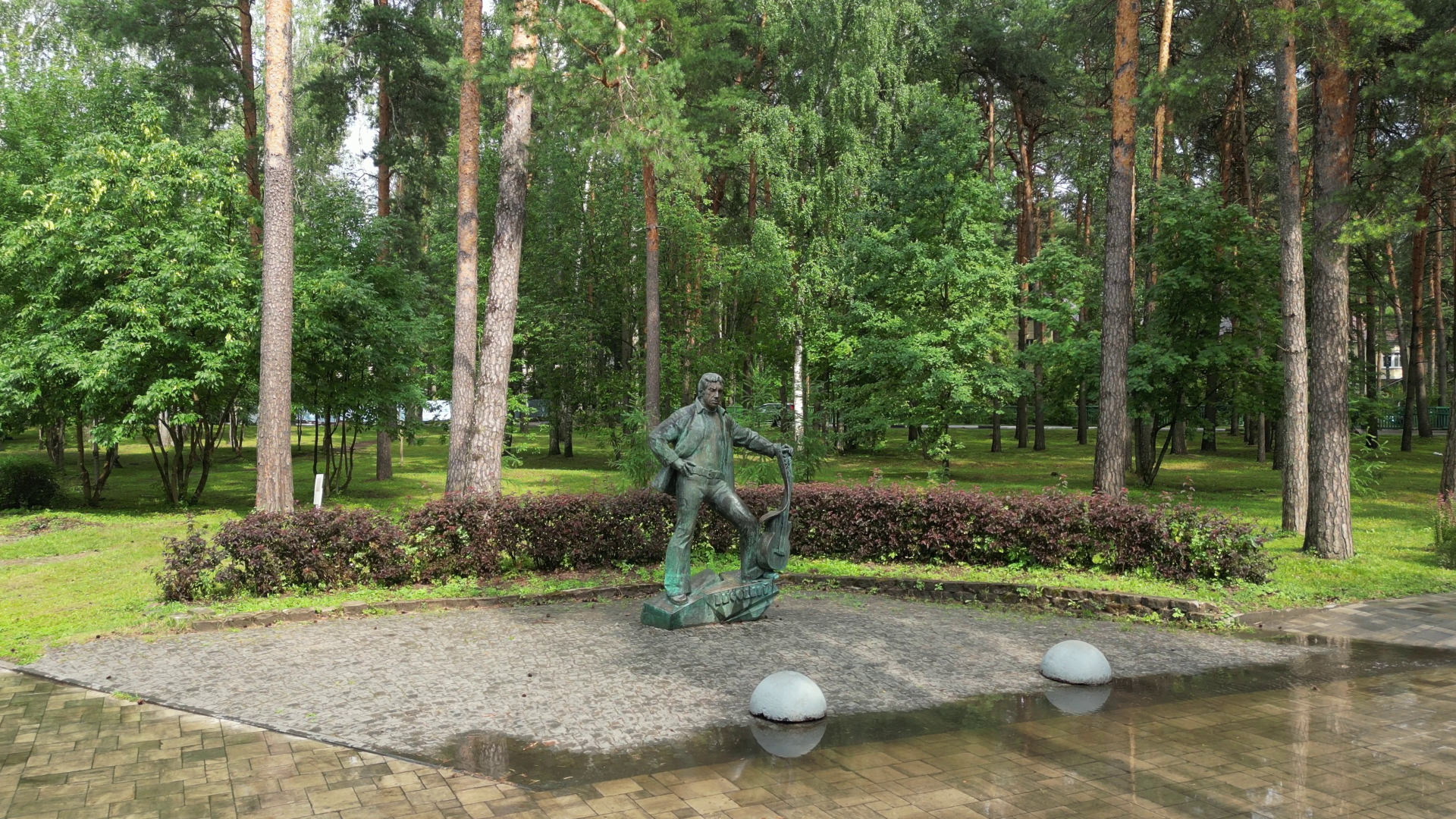 видео с коптера, дубна, благоустройство,