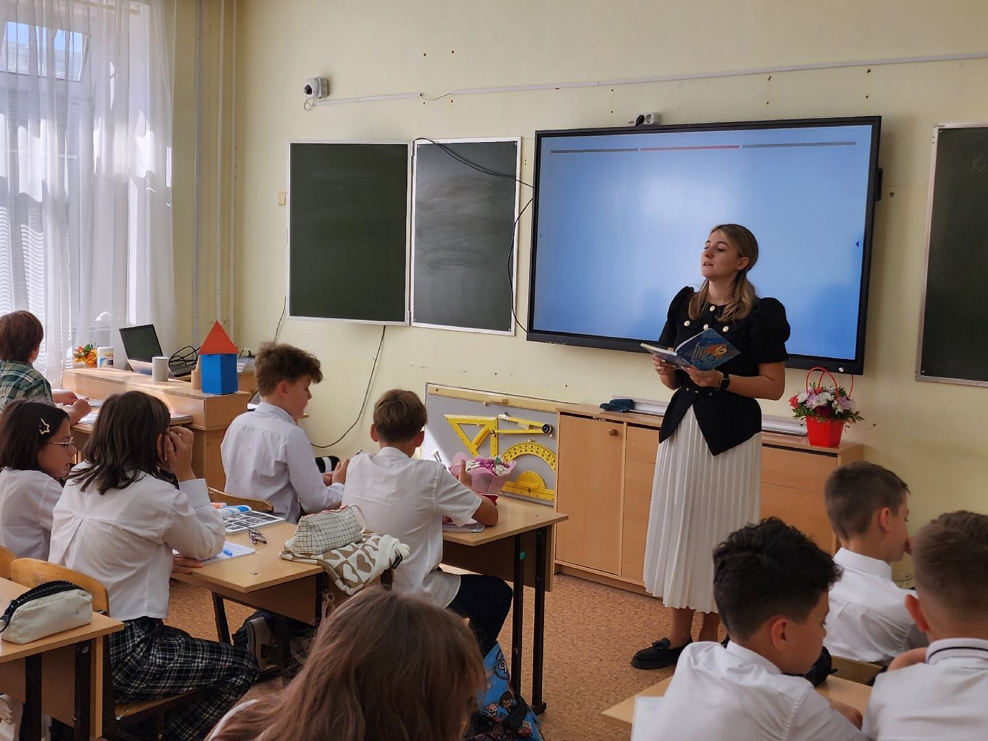 Чехов, школа 3, новые учителя, молодые преподаватели, семья педагогов, Анастасия Гроза, Даниил Гроза, поддержка учителей,