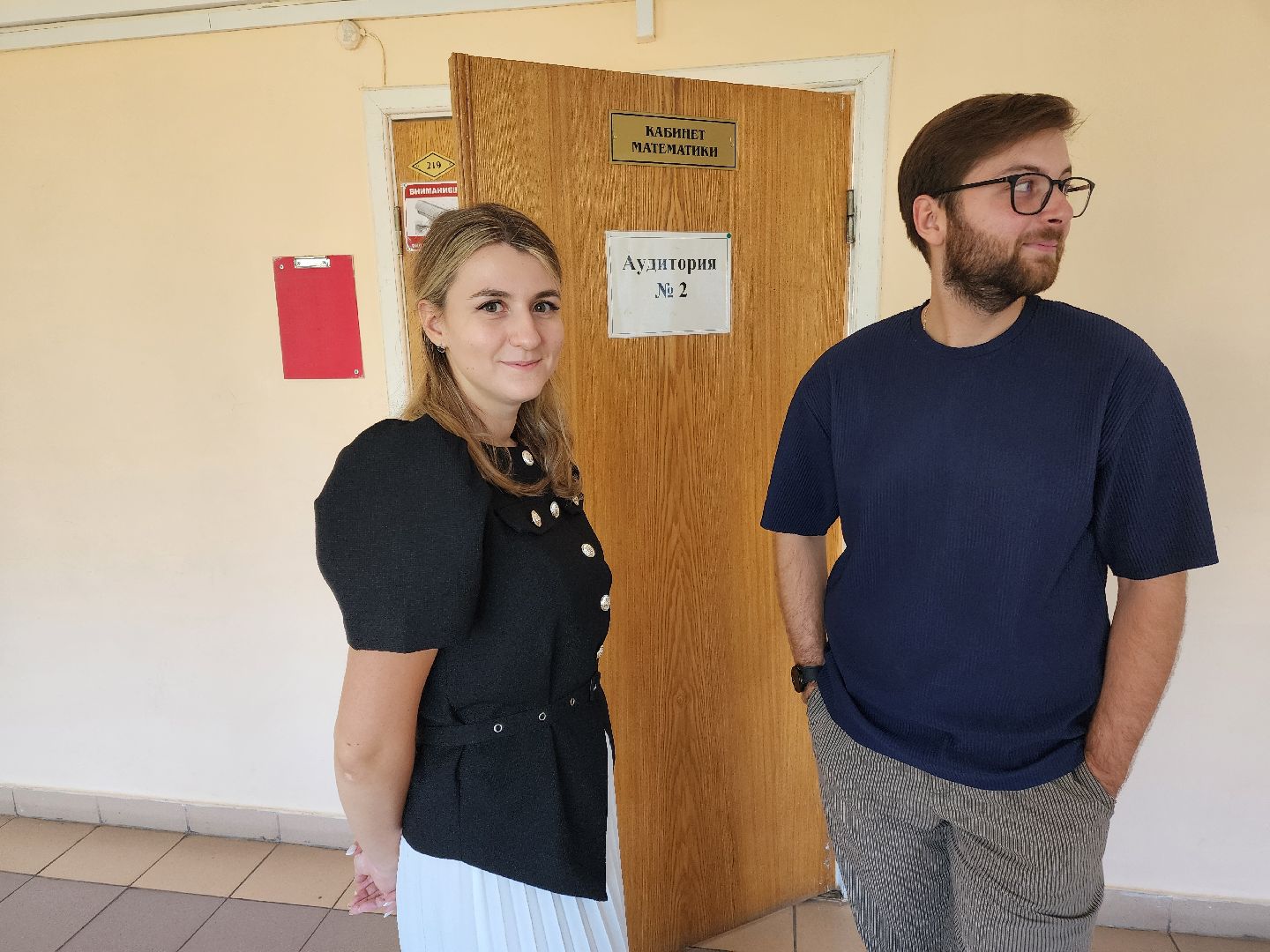 Чехов, школа 3, новые учителя, молодые преподаватели, семья педагогов, Анастасия Гроза, Даниил Гроза, поддержка учителей,