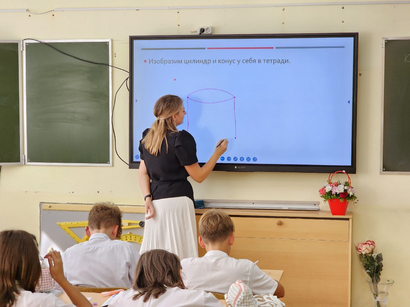 Чехов, школа 3, новые учителя, молодые преподаватели, семья педагогов, Анастасия Гроза, Даниил Гроза, поддержка учителей,