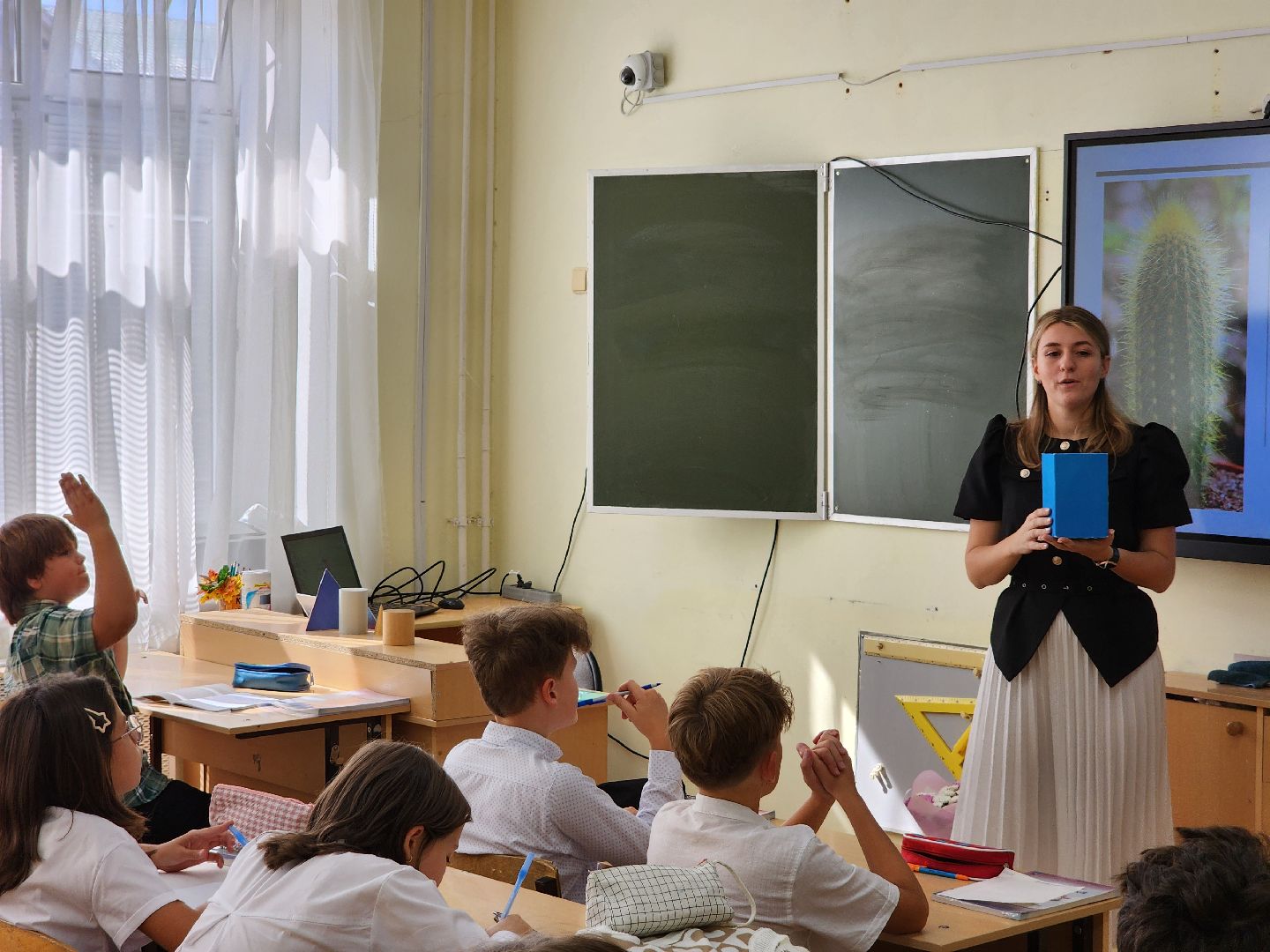 Чехов, школа 3, новые учителя, молодые преподаватели, семья педагогов, Анастасия Гроза, Даниил Гроза, поддержка учителей,