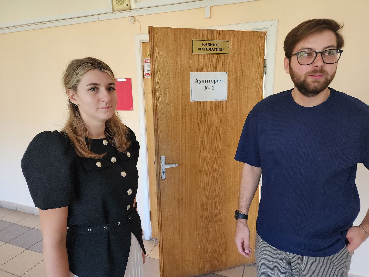 Чехов, школа 3, новые учителя, молодые преподаватели, семья педагогов, Анастасия Гроза, Даниил Гроза, поддержка учителей,