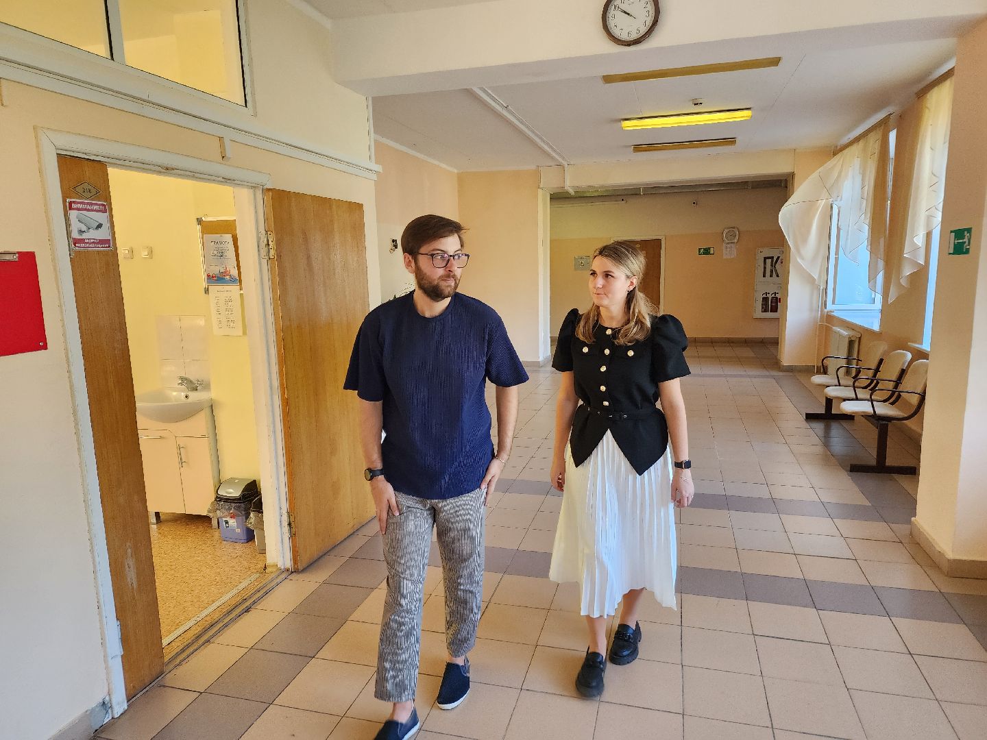 Чехов, школа 3, новые учителя, молодые преподаватели, семья педагогов, Анастасия Гроза, Даниил Гроза, поддержка учителей,