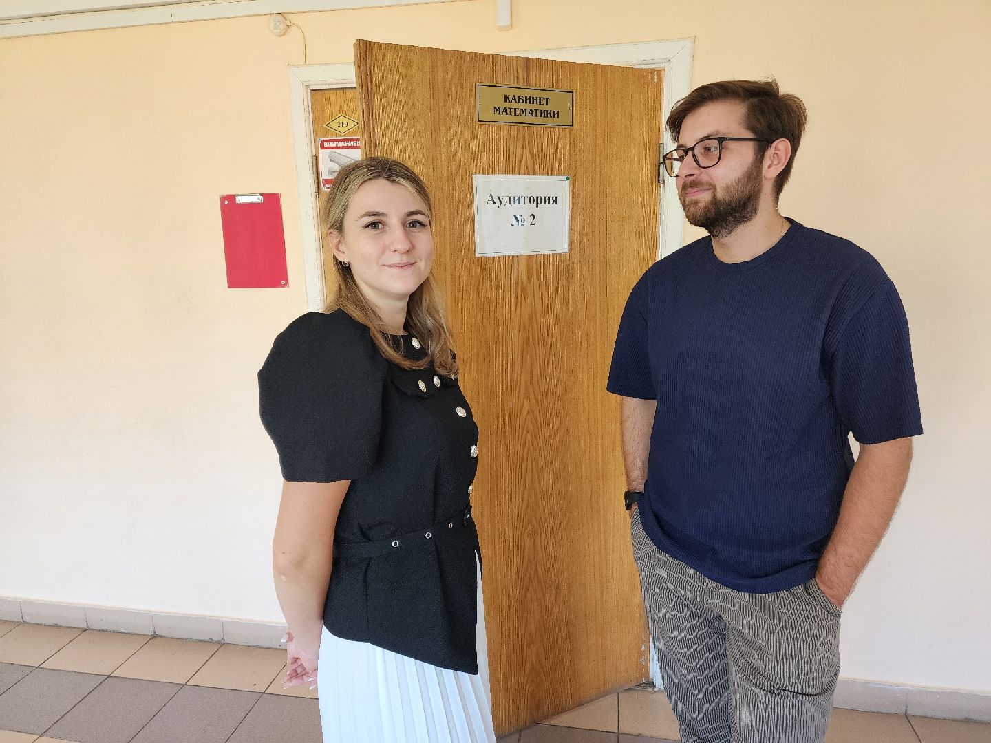 Чехов, школа 3, новые учителя, молодые преподаватели, семья педагогов, Анастасия Гроза, Даниил Гроза, поддержка учителей,