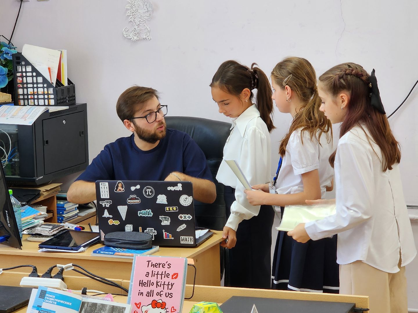 Чехов, школа 3, новые учителя, молодые преподаватели, семья педагогов, Анастасия Гроза, Даниил Гроза, поддержка учителей,