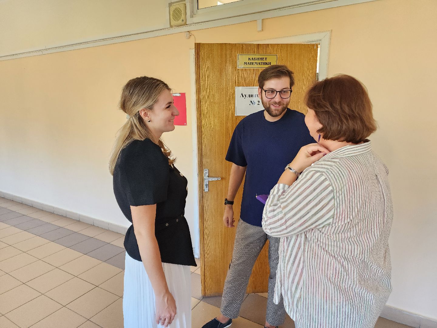 Чехов, школа 3, новые учителя, молодые преподаватели, семья педагогов, Анастасия Гроза, Даниил Гроза, поддержка учителей,