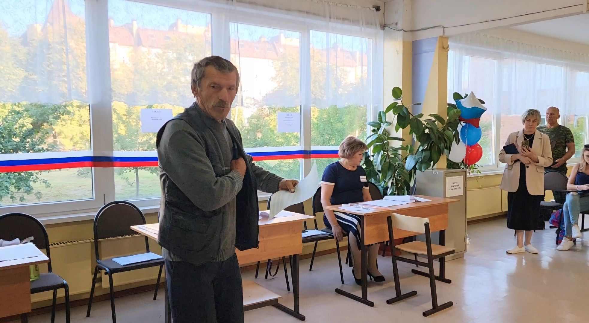 Бронницы, Голосование за депутата, выборы депутатов в совет депутатов, Первый голосующий,