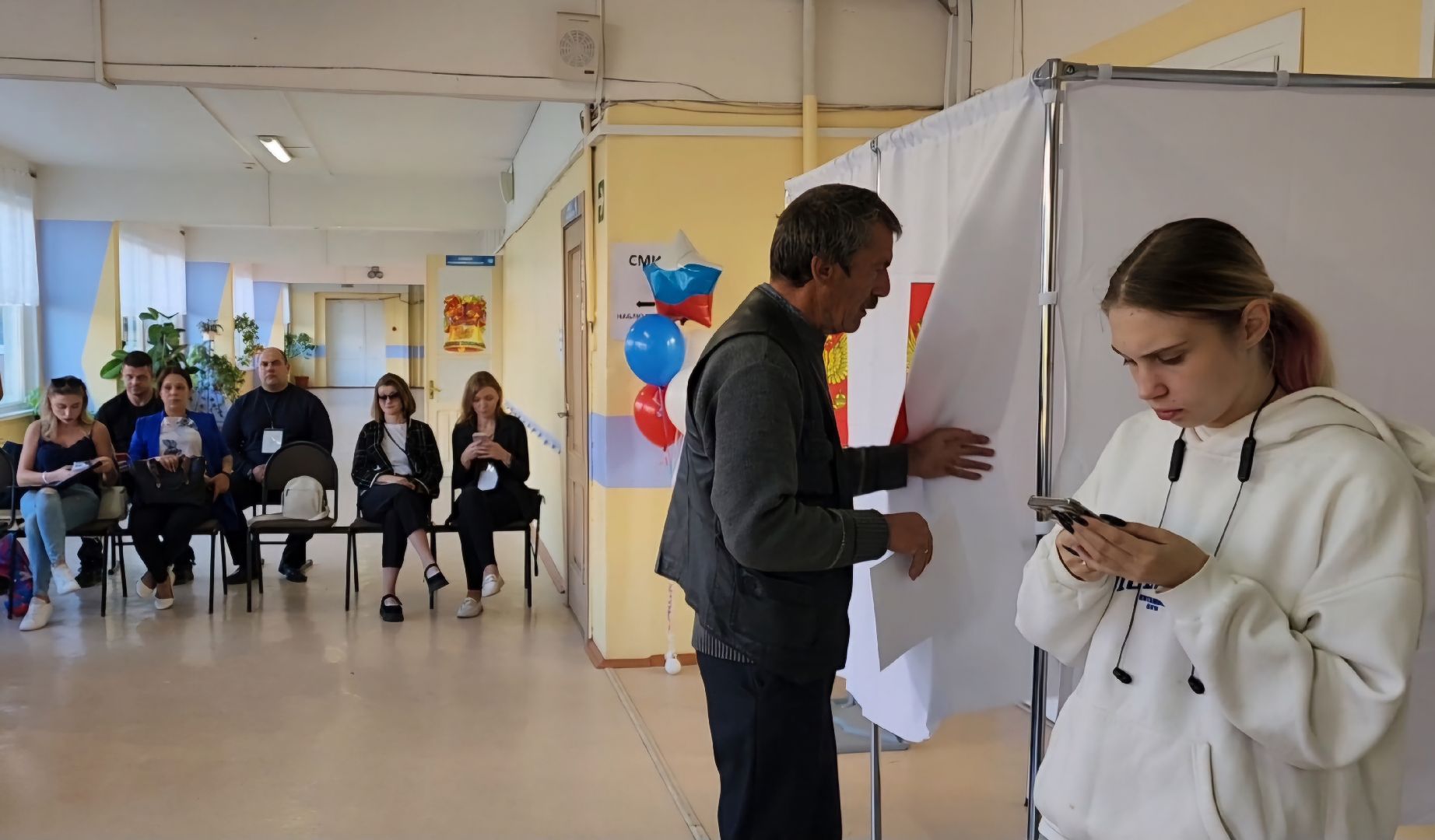 Бронницы, Голосование за депутата, выборы депутатов в совет депутатов, Первый голосующий,