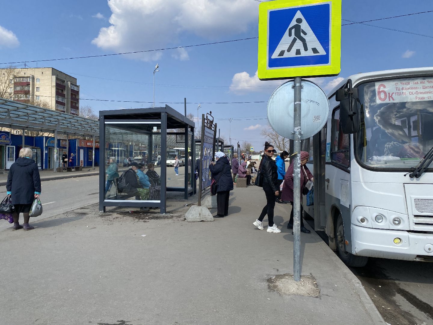 Чехов, транспорт, остановка, автовокзал, павильон