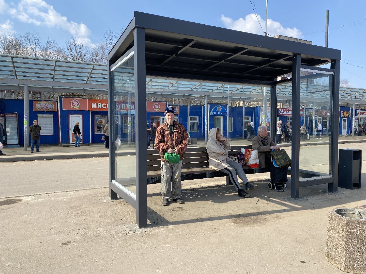 Чехов, транспорт, остановка, автовокзал, павильон