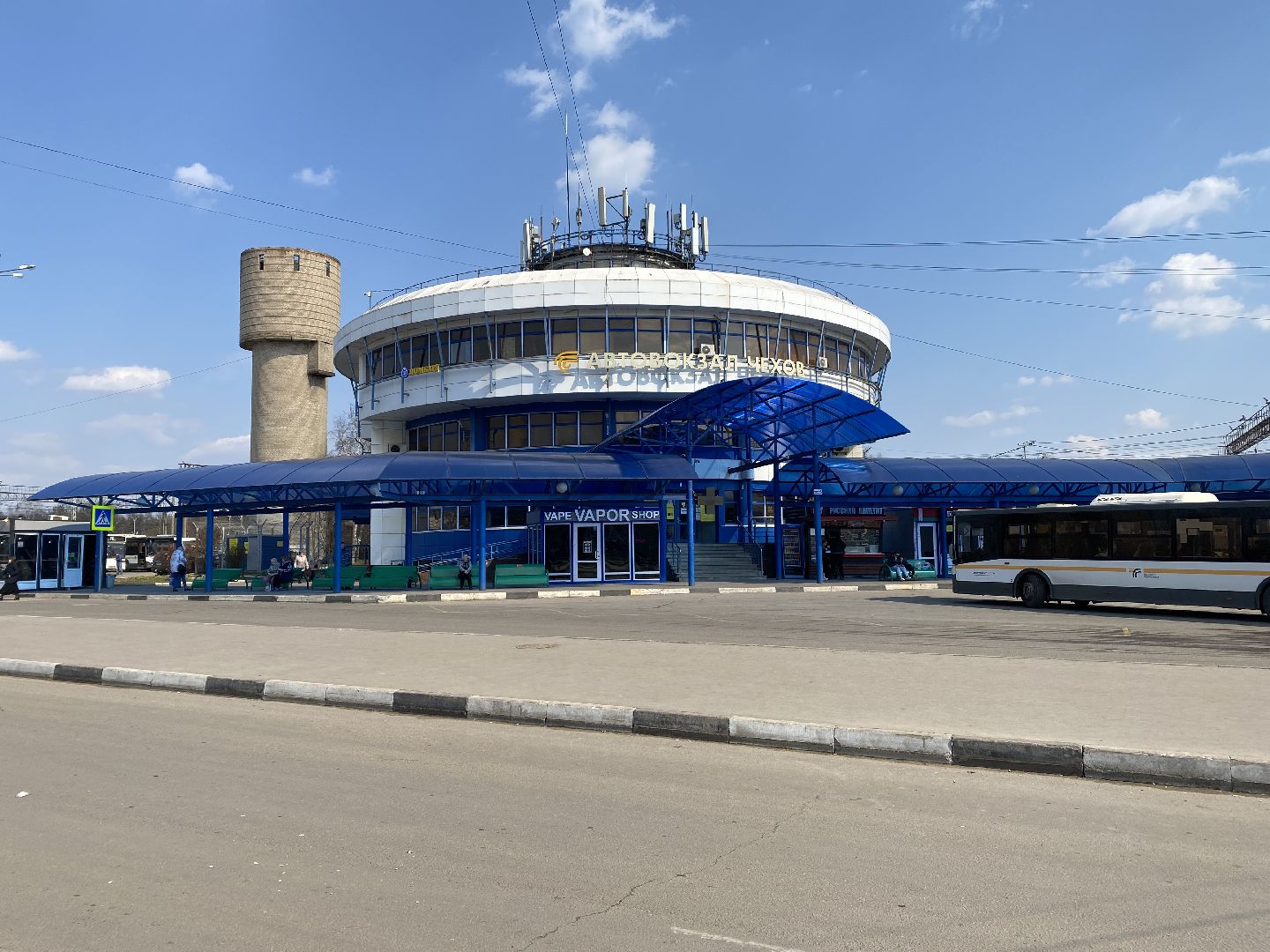 Чехов, транспорт, остановка, автовокзал, павильон