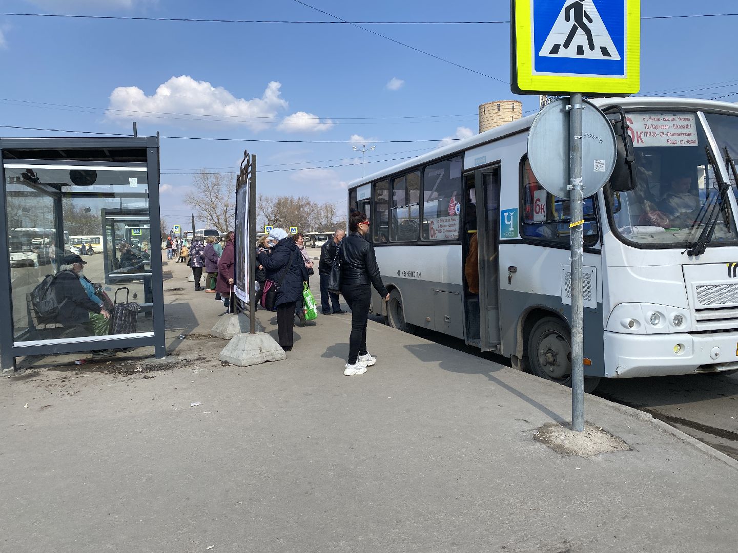 Чехов, транспорт, остановка, автовокзал, павильон