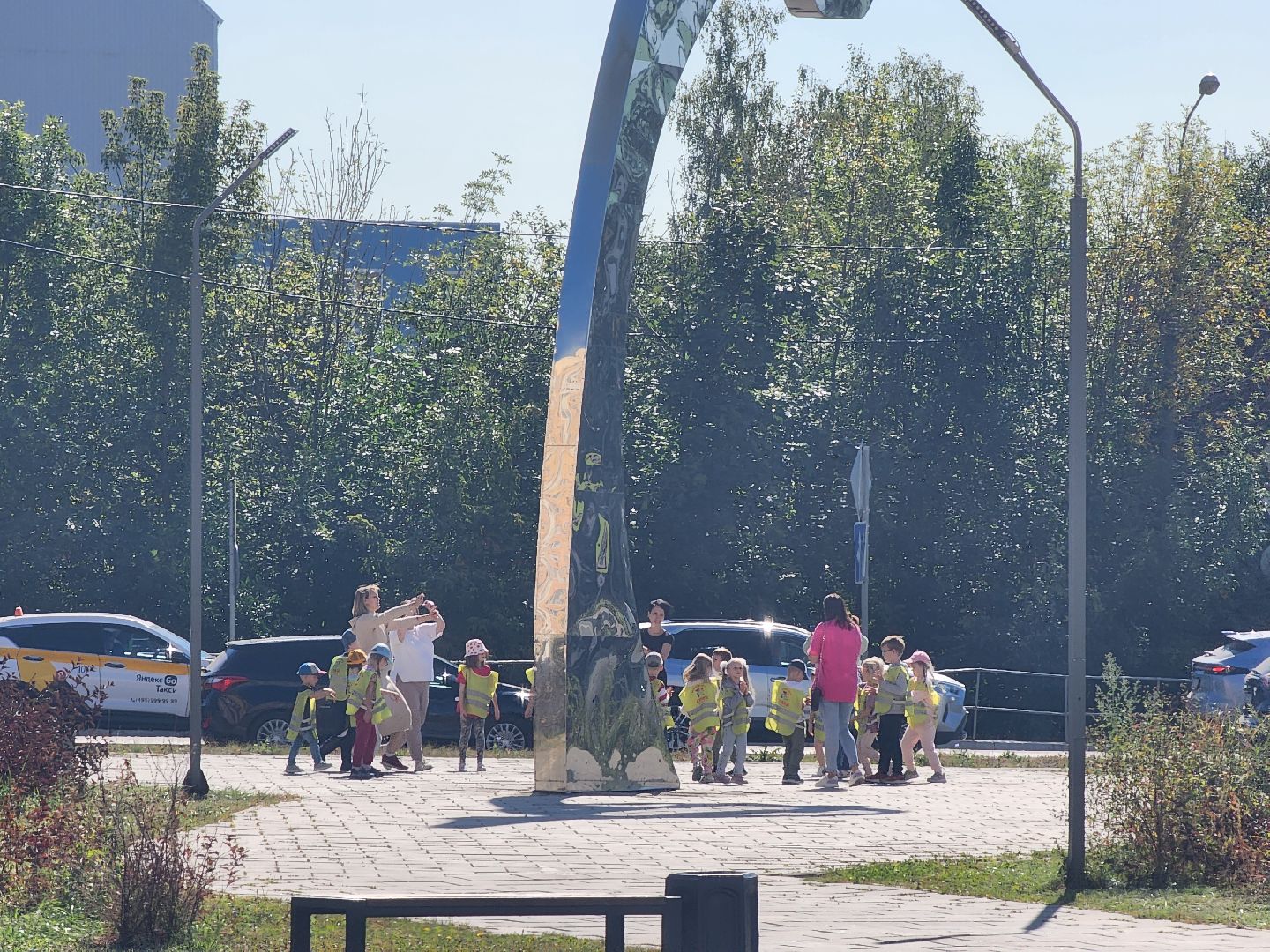 долгопрудный, качели, детская игровая площадка, Альфа-Банк, Умберто Нобиле,