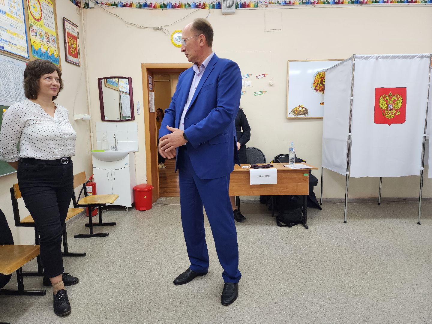 раменское, выборы, депутат московской областной думы посетил избирательные участки в Раменском,