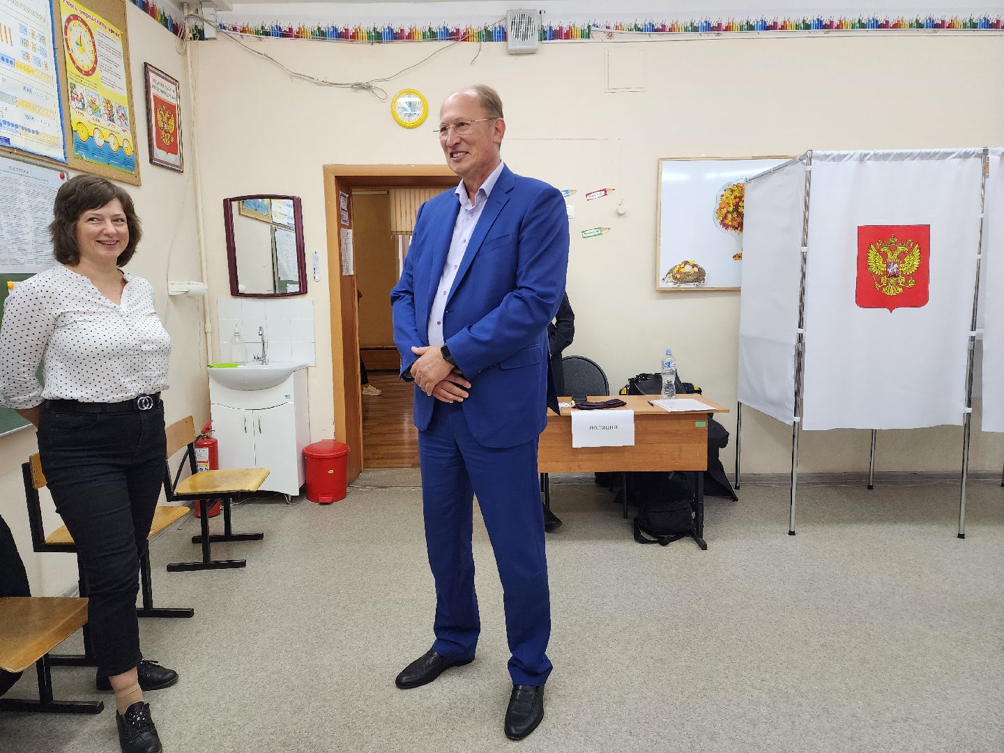 раменское, выборы, депутат московской областной думы посетил избирательные участки в Раменском,