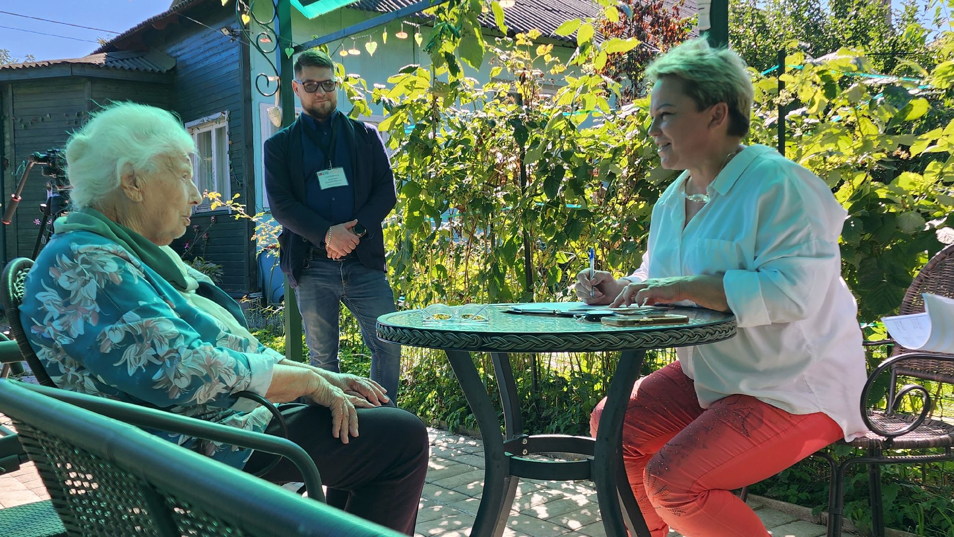 Бронницы, Выборы депутатов, Голосование на дому, Ветеран голосует,