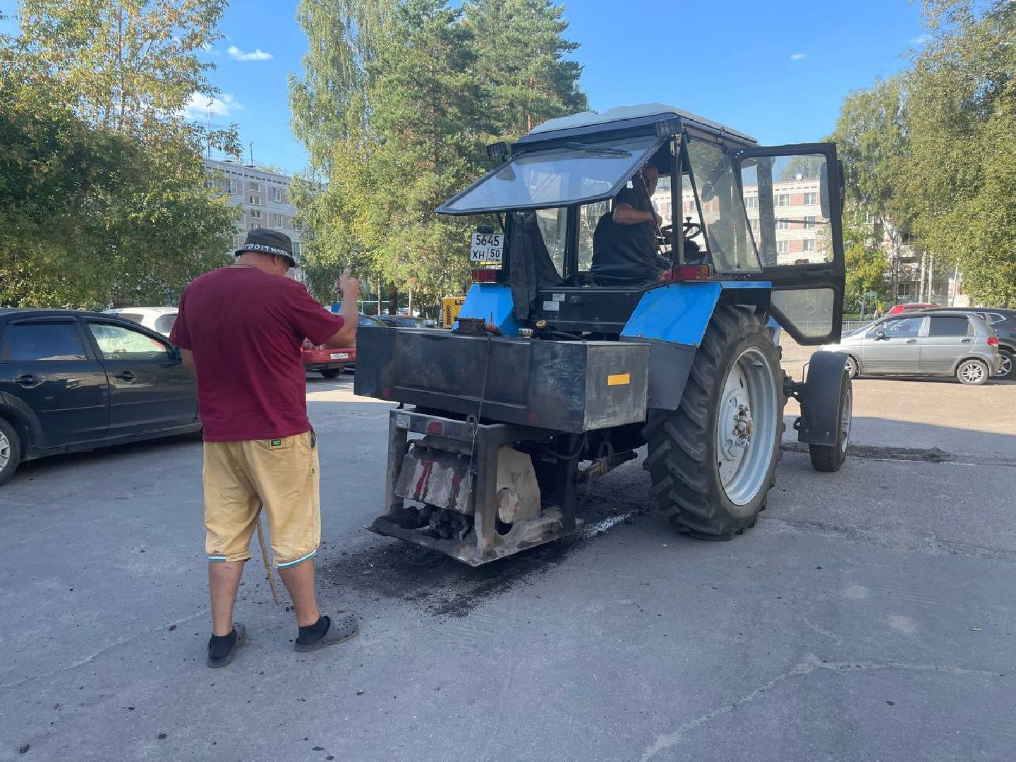 Талдом, Ямочный ремонт,