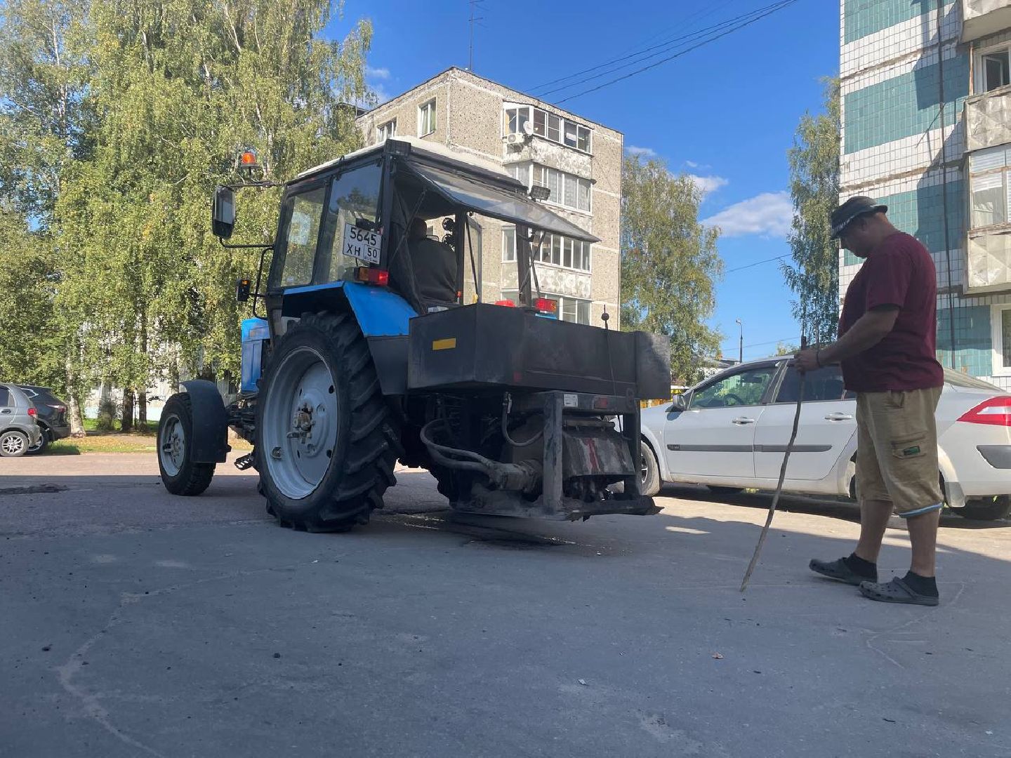 Талдом, Ямочный ремонт,