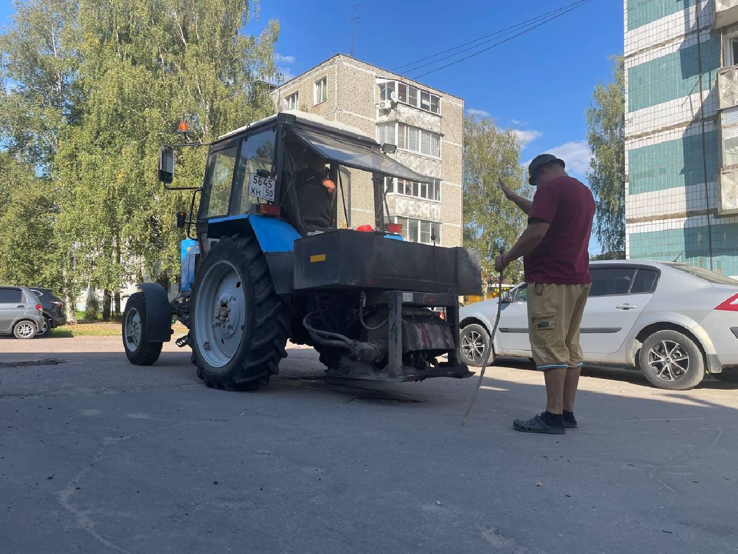 Талдом, Ямочный ремонт,