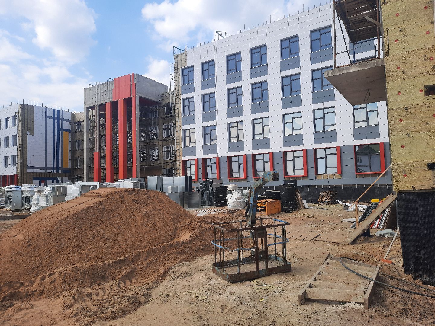 Шатура, Новая Школа, 5 микрорайон, Строительство