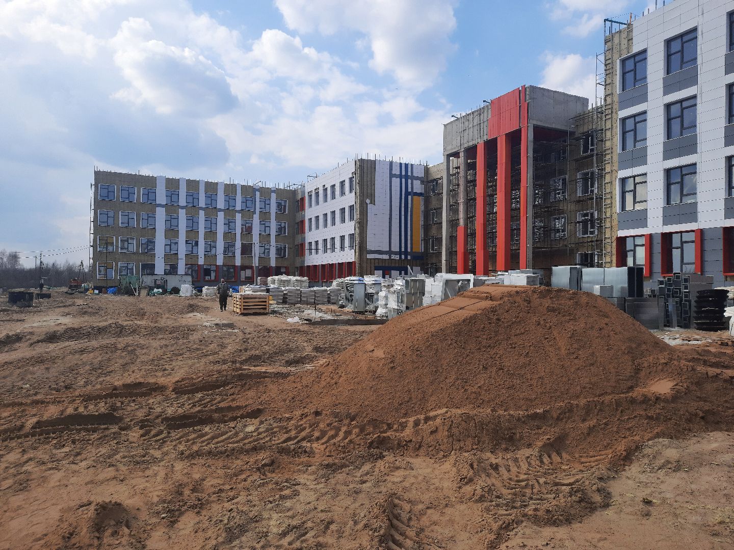 Шатура, Новая Школа, 5 микрорайон, Строительство