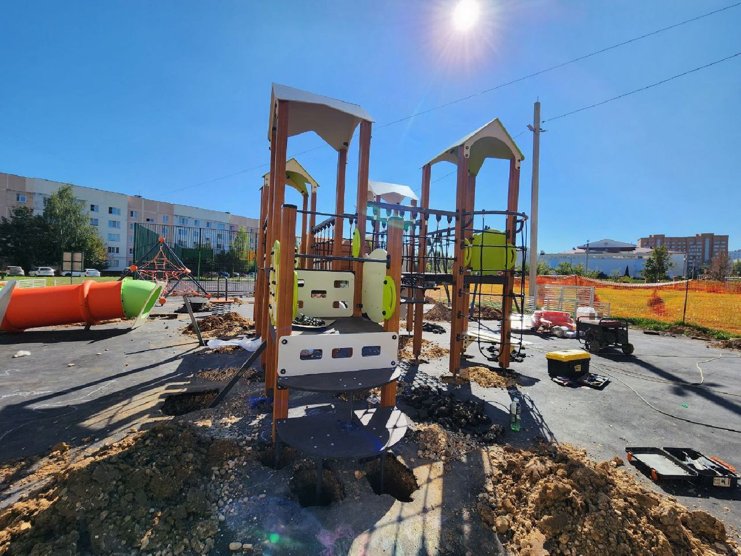 можайск, можайский городской округ, подмосковье, игровые площадки, губернаторские площадки, игровые объекты, наше подмосковье, модернизация игровых площадок,