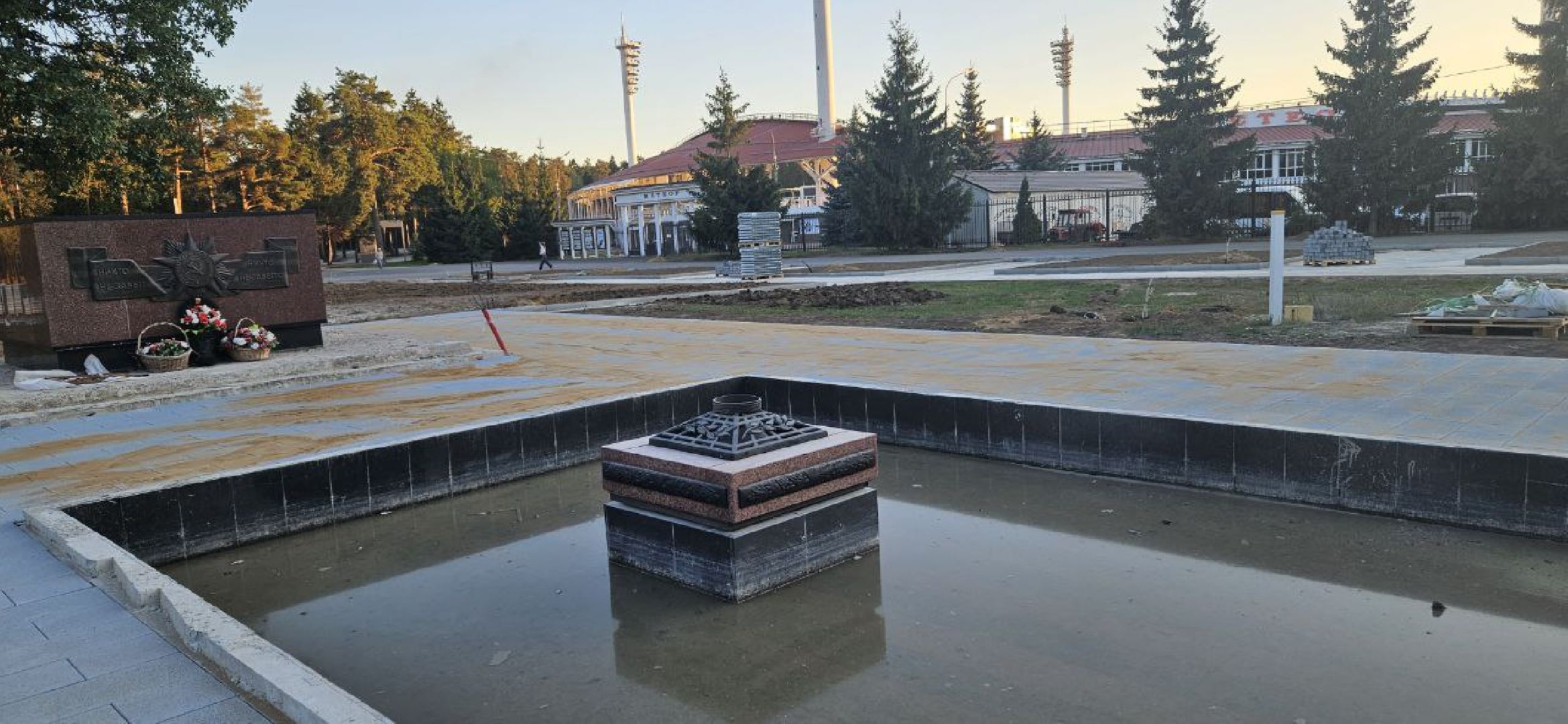 вечный огонь, сквер, жуковский,