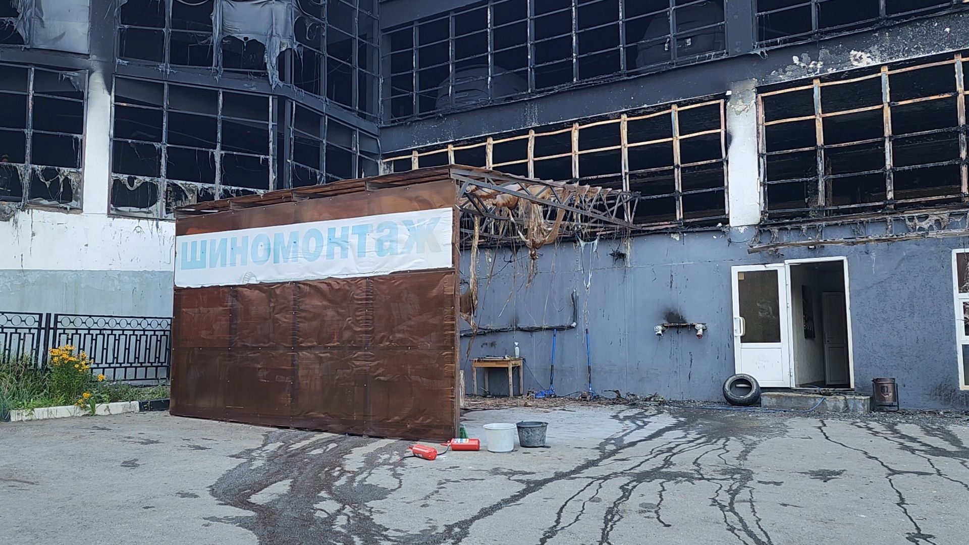 одинцово, лесной городок, чп, пожар, мнргоуровневая парковка,