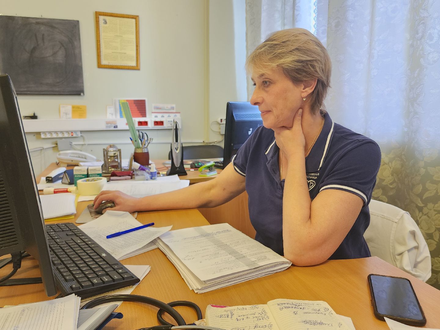 новый врач, терапевтическое отделение,