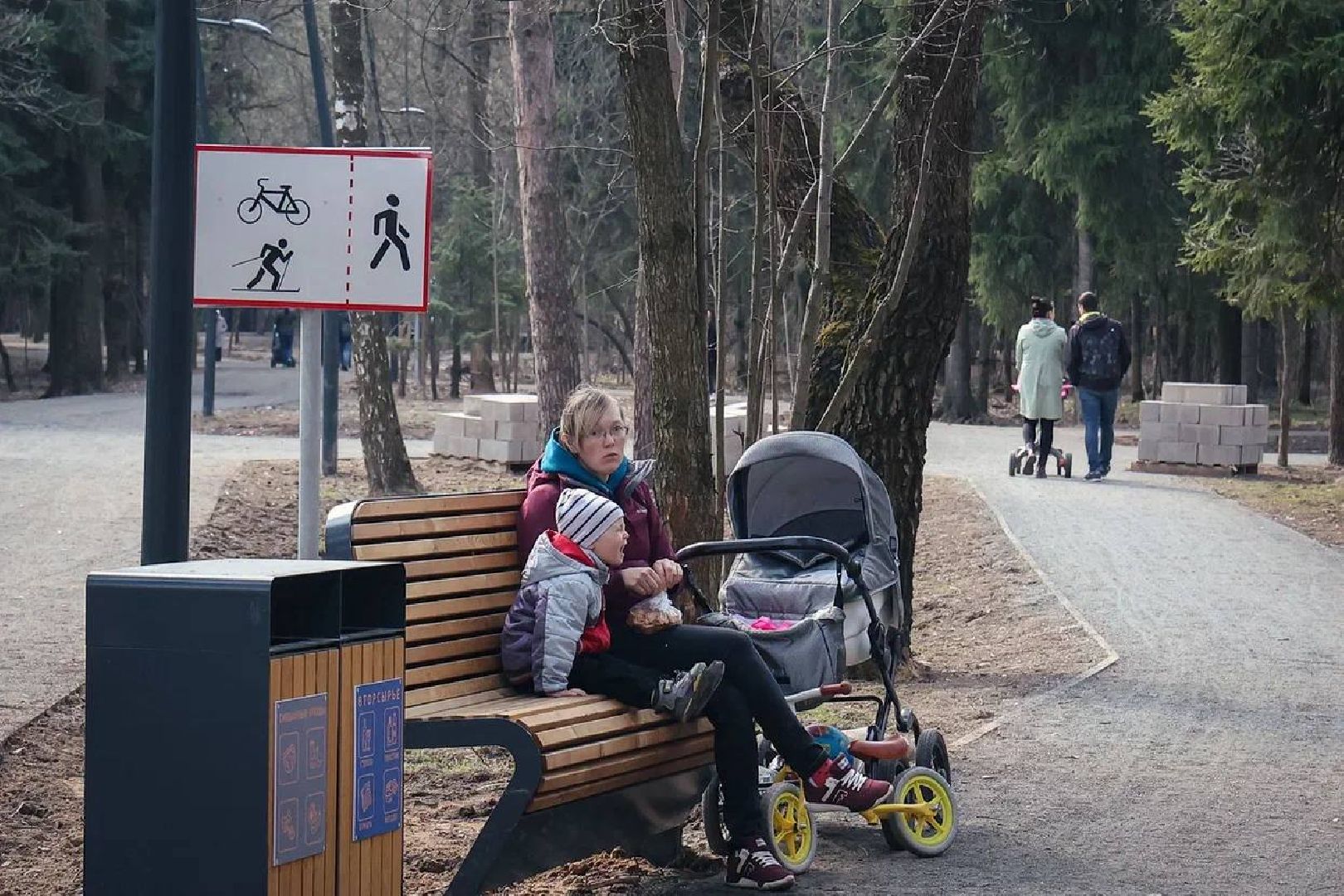 Балашиха, Подмосковье, Парки в лесу, благоустройство, Сергей Юров, Ольгинский лесопарк