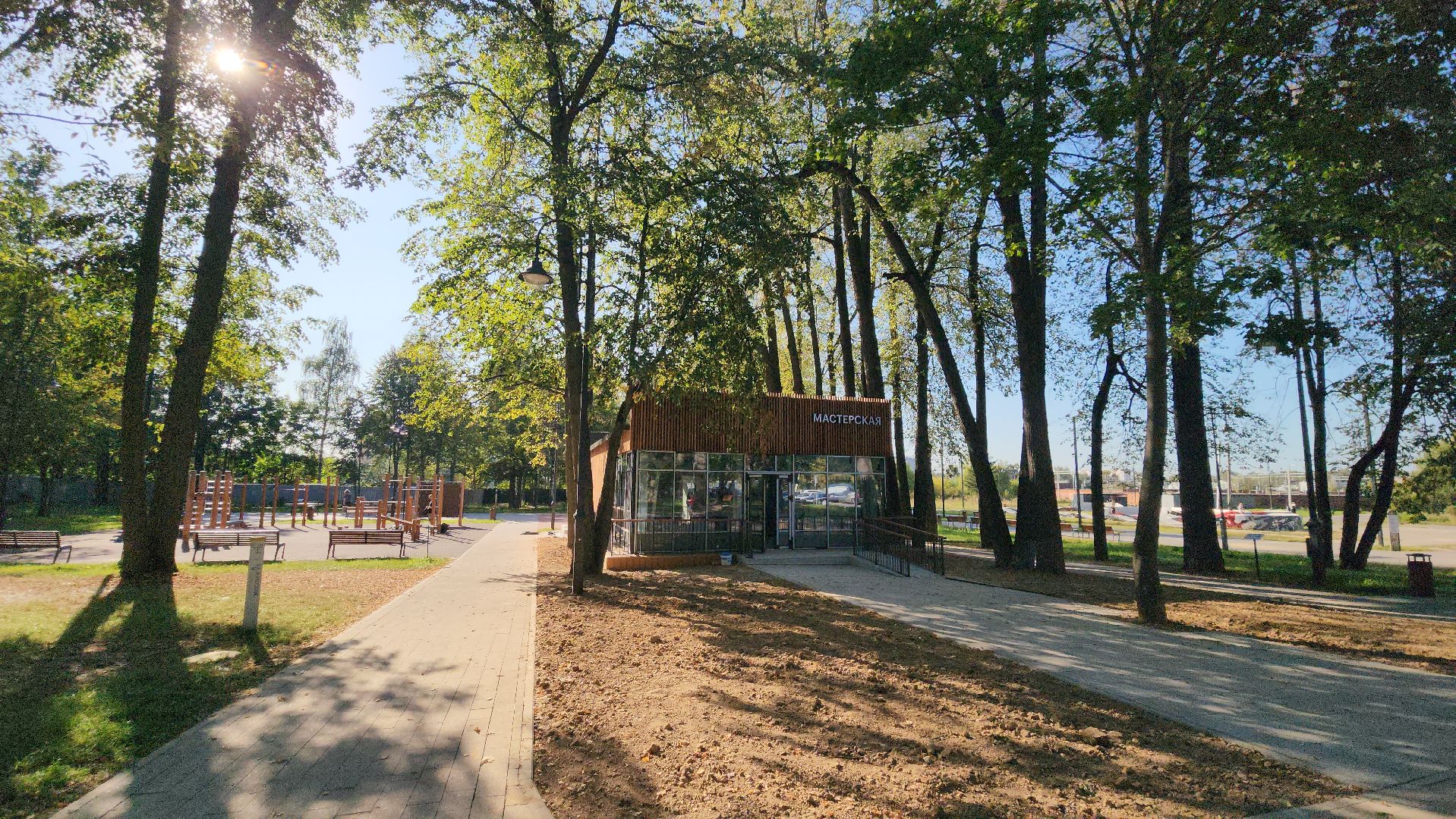 Раздевалка, павильон для проведения мастер-классов, Лобня,