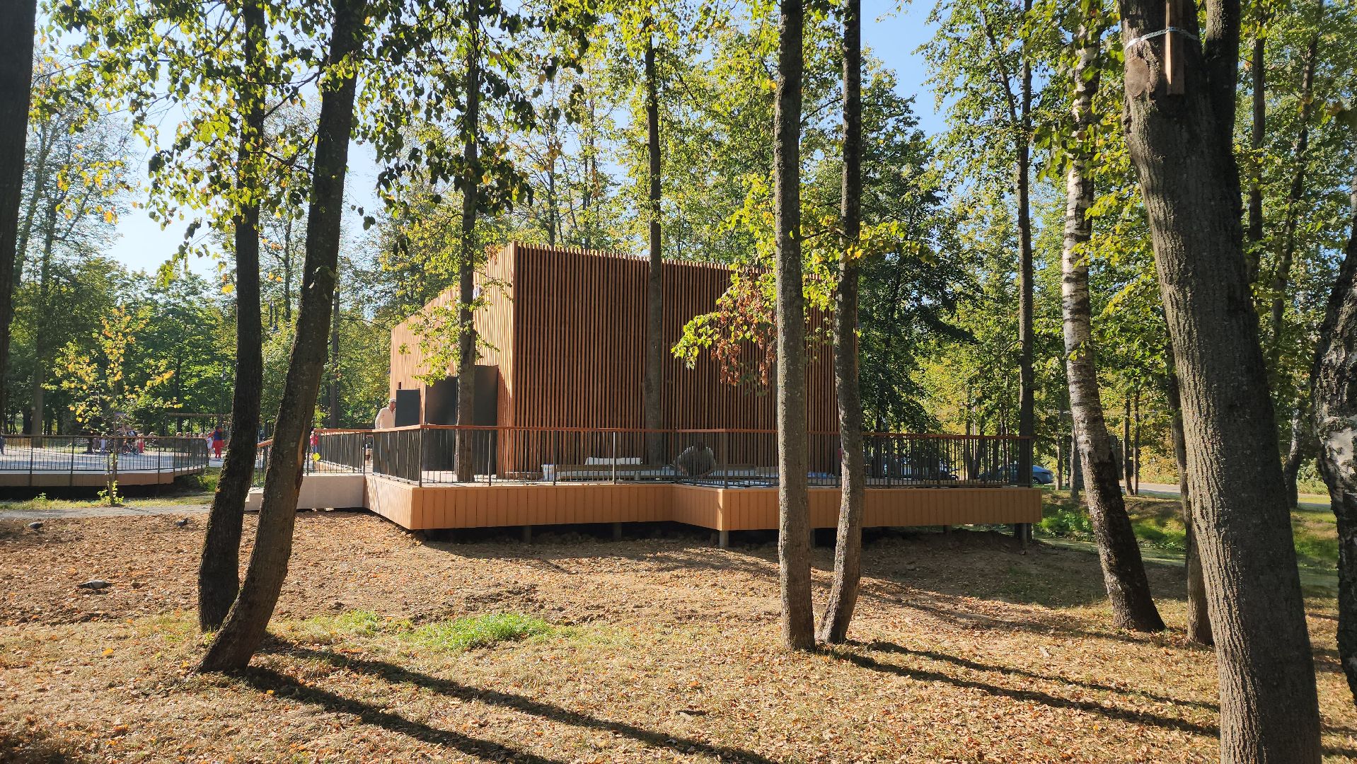 Раздевалка, павильон для проведения мастер-классов, Лобня,