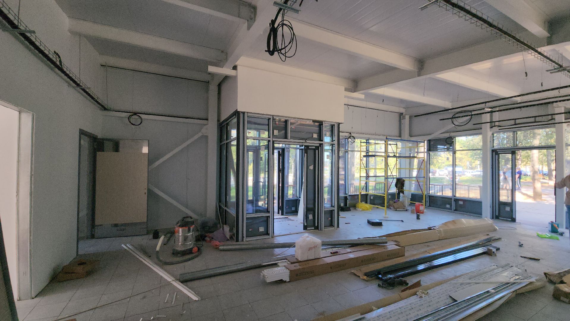 Раздевалка, павильон для проведения мастер-классов, Лобня,