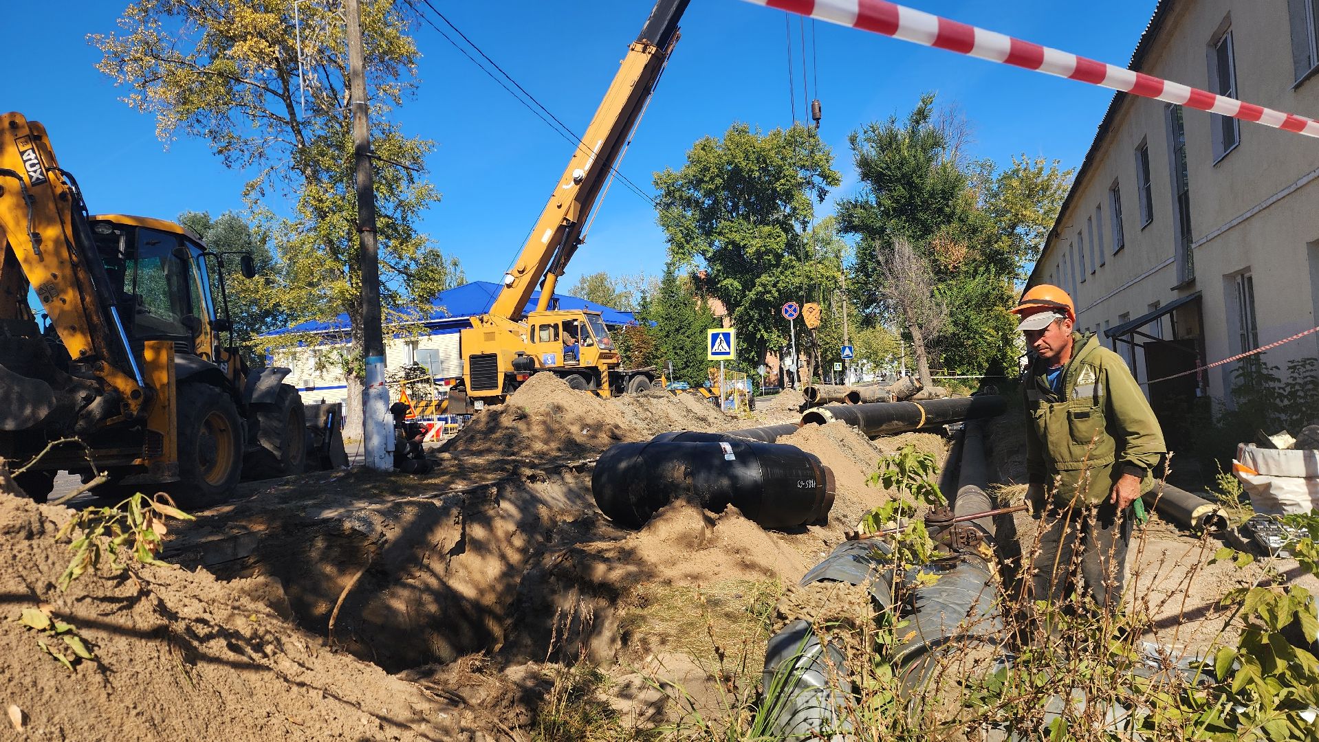 Стройхолдинг, шатура, юнипро, подготовка к зимнему периоду, подготовка к сезону отопления, отопление, ремонт теплотрассы,