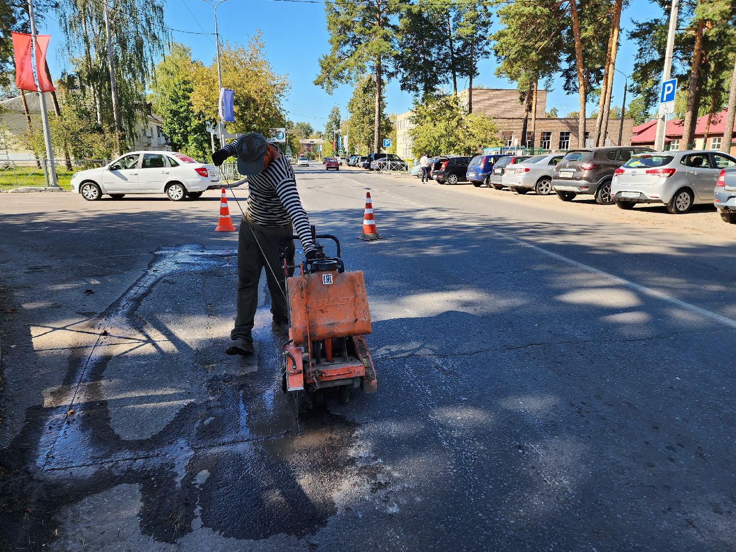 шатура, ямочный ремонт дорог, жкх и благоустройство, жкх подмосковья,
