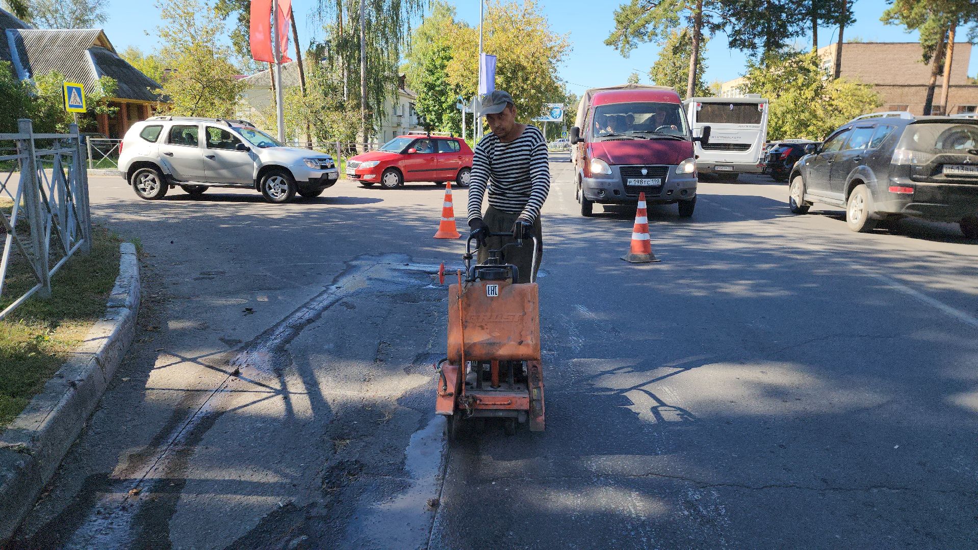 шатура, ямочный ремонт дорог, жкх и благоустройство, жкх подмосковья,