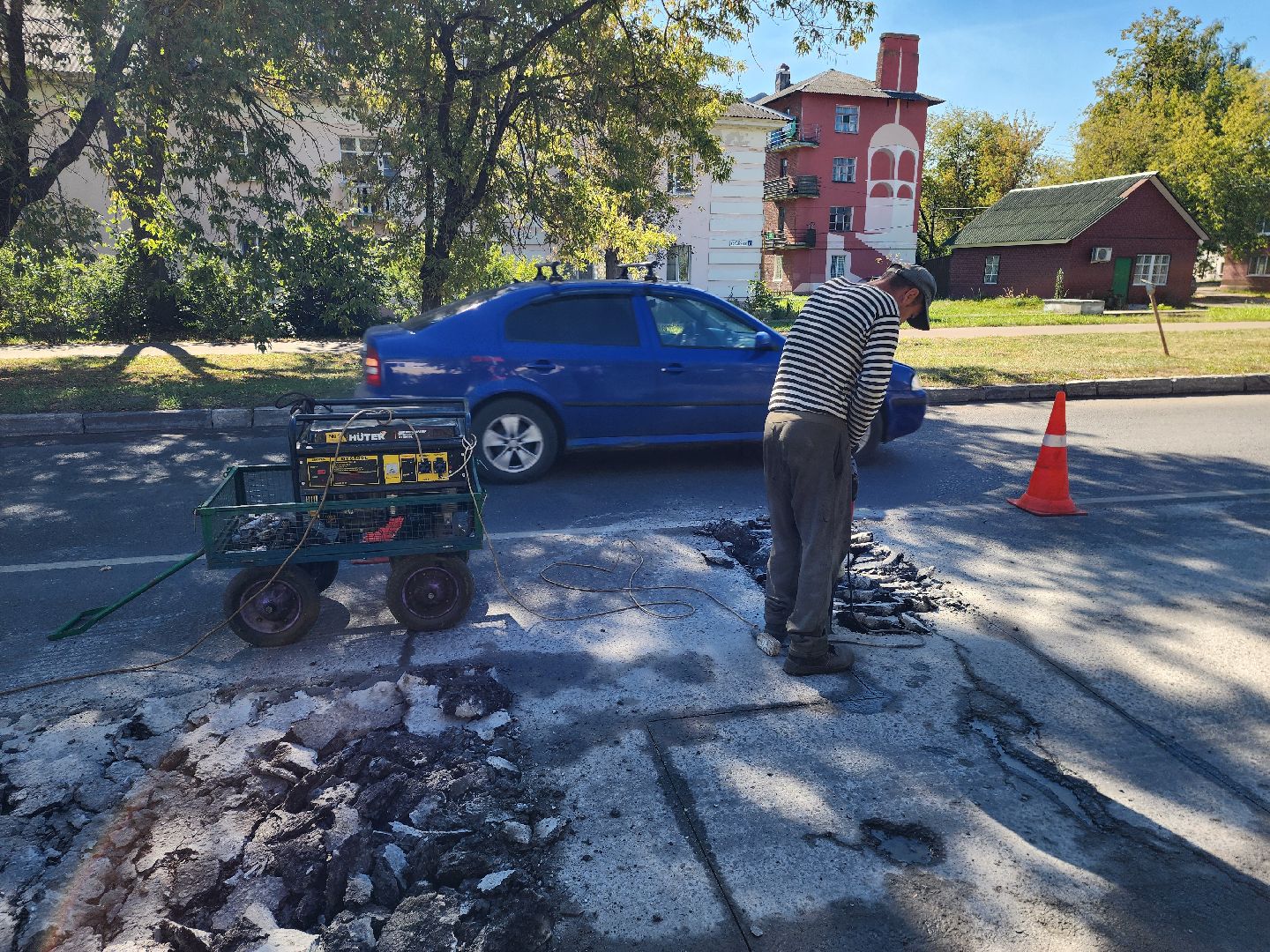 шатура, ямочный ремонт дорог, жкх и благоустройство, жкх подмосковья,