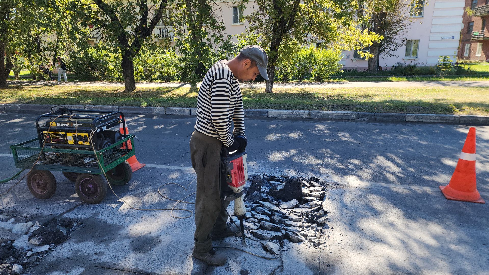 шатура, ямочный ремонт дорог, жкх и благоустройство, жкх подмосковья,