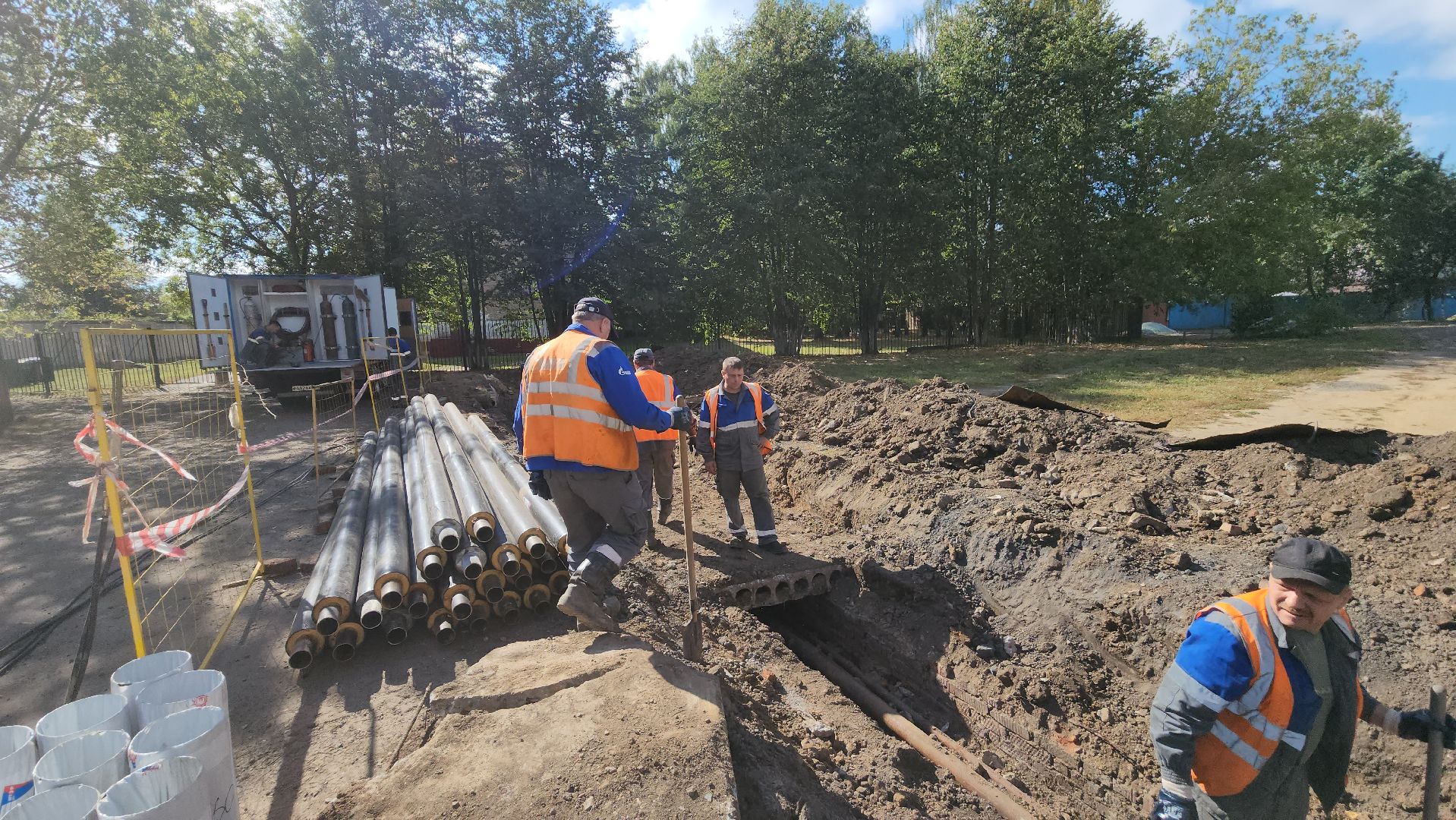 пушкино, жкх, замена теплосетей, гвс, теплоснабжение, школа,