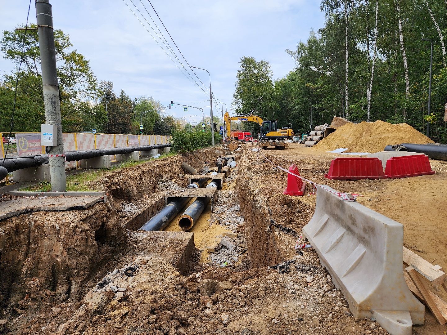 ремонт теплосетей, модернизация сети теплоснабжения, ремонт тепловых сетей, теплотрасса видное, ленинский округ жкх теплосеть, строительство перемычки теплосети,капитальный ремонт теплосетей,